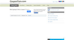 Desktop Screenshot of coupontom.com